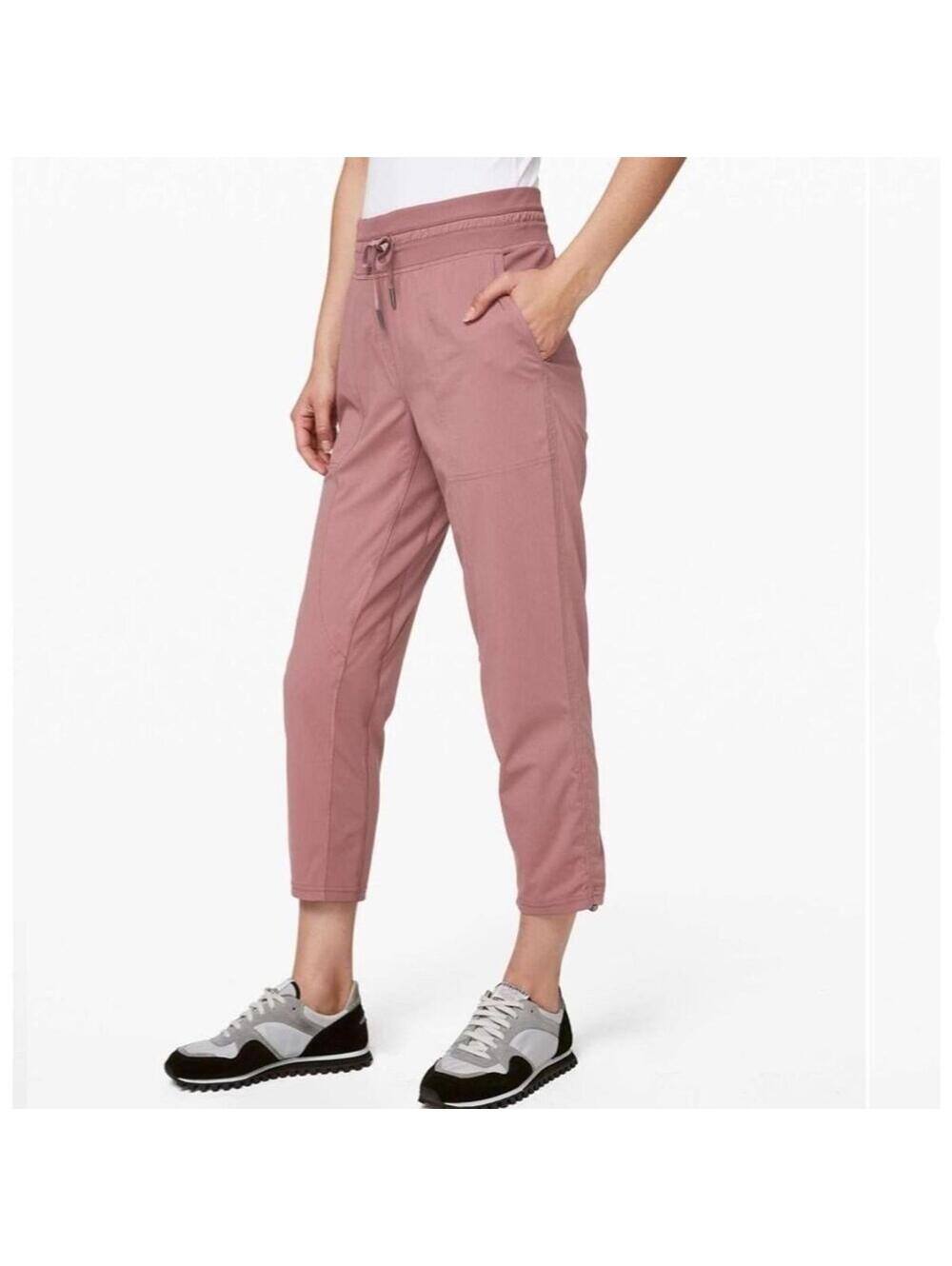 Lululemon Women's Dance Studio Crop Pants Red Dust 2 Yoga